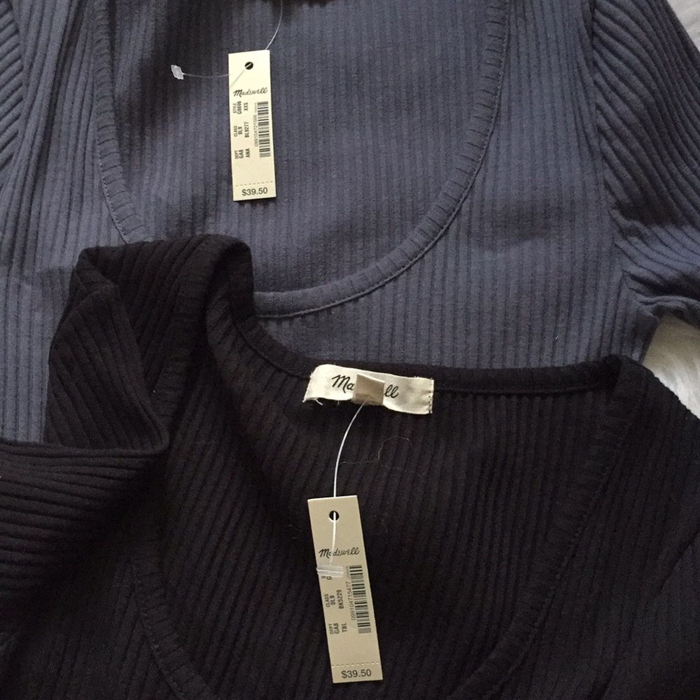 Madewell blue cameo bodysuit tee - Picture 4 of 5